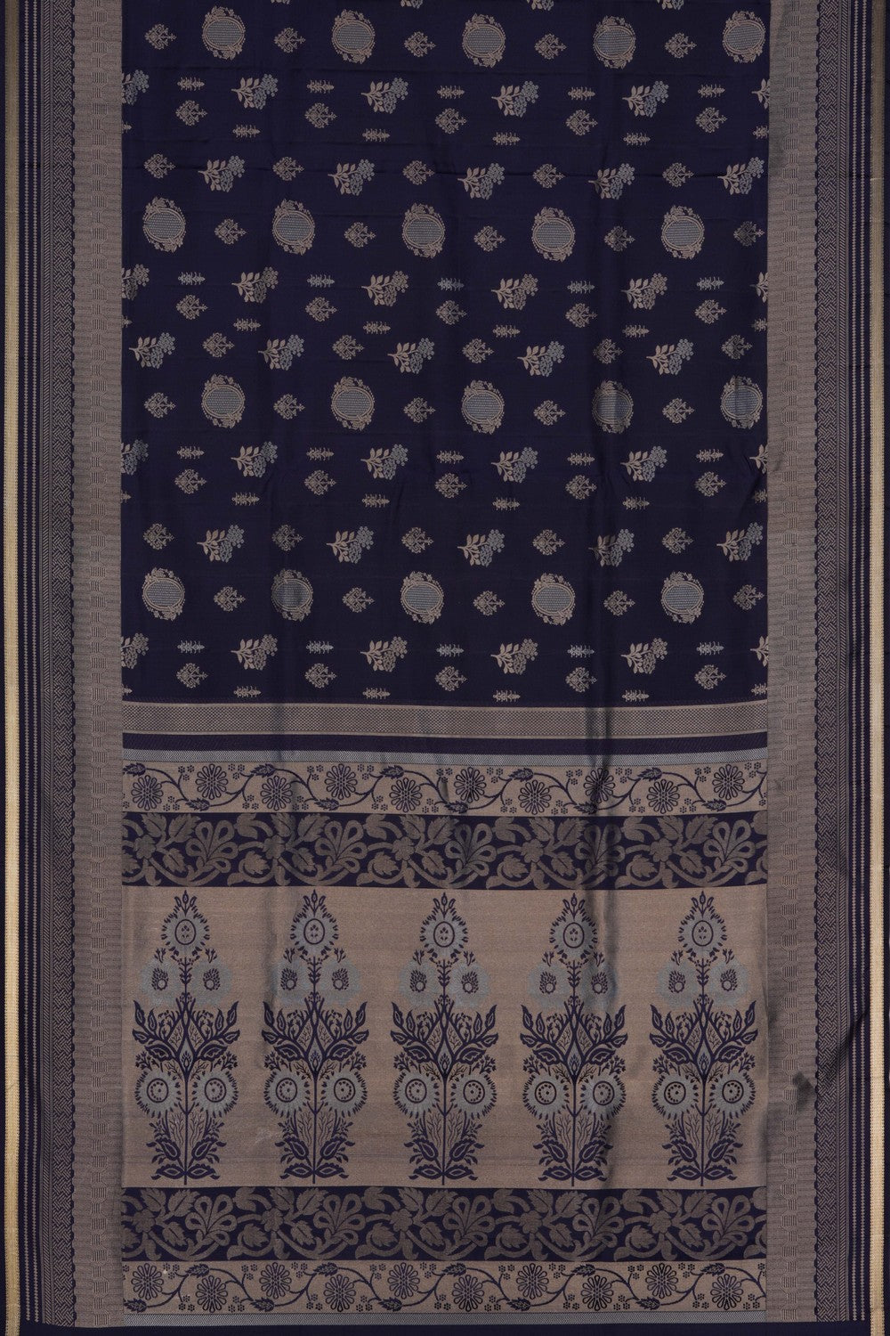 Image of South Silk Purple Saree