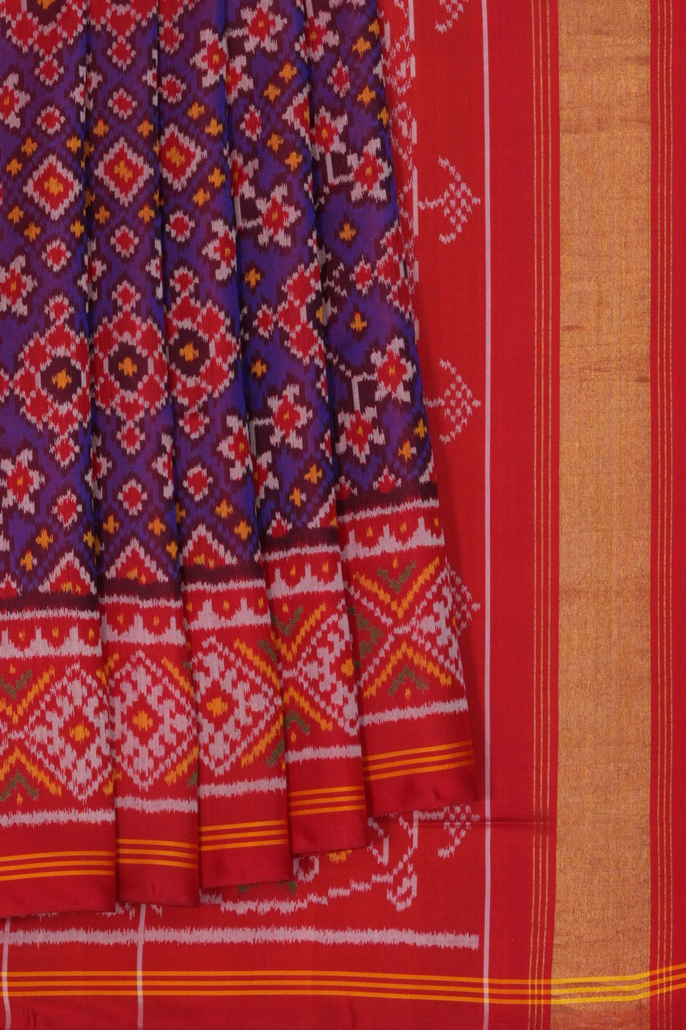 Image of Rajkot Silk Purple Saree