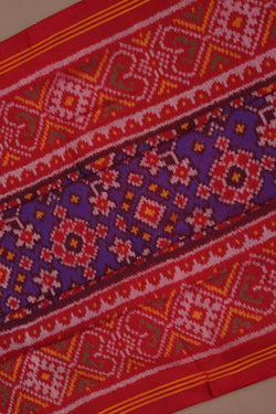 Image of Rajkot Silk Purple Saree