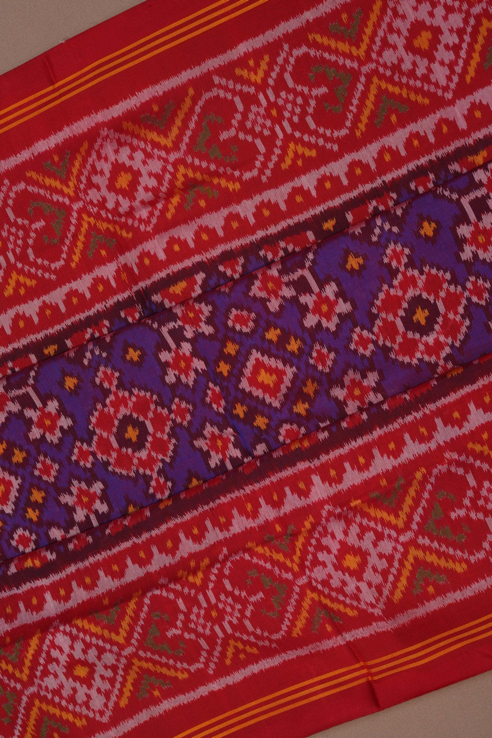 Image of Rajkot Silk Purple Saree