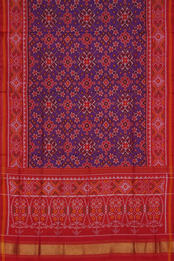 Image of Rajkot Silk Purple Saree