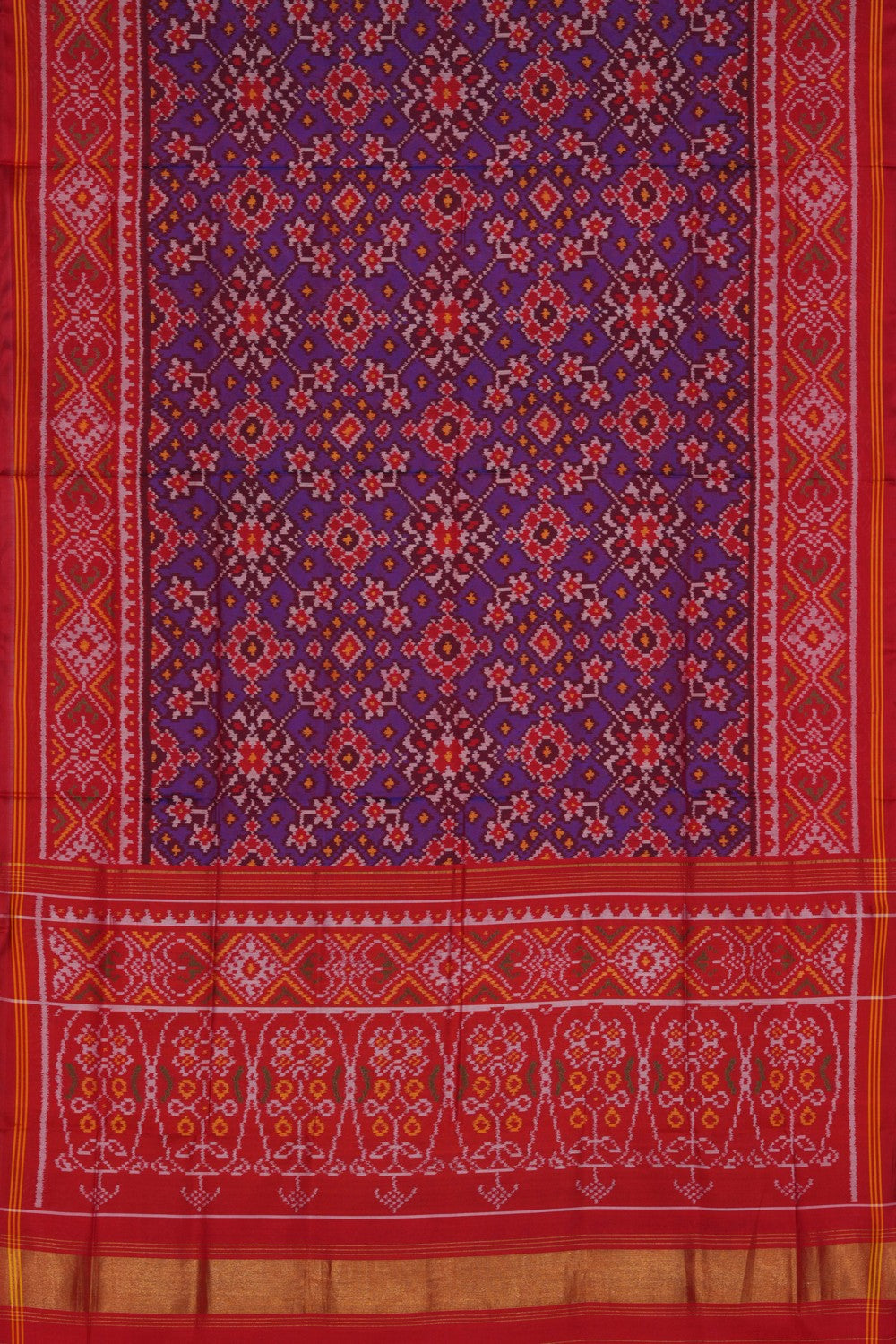 Image of Rajkot Silk Purple Saree