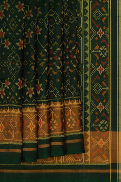 Image of Rajkot Silk Green Saree