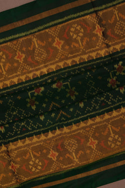 Image of Rajkot Silk Green Saree