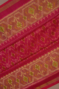 Image of Rajkot Silk Fuchsia Pink Saree