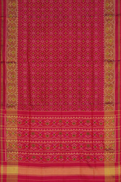 Image of Rajkot Silk Fuchsia Pink Saree