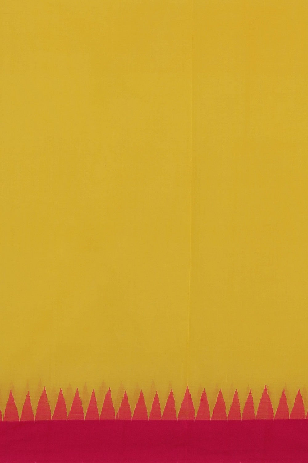 Ponduru Cotton Yellow Saree