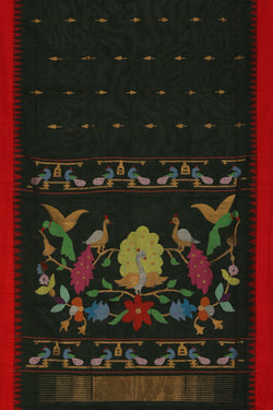 Image of Ponduru Cotton Green Saree
