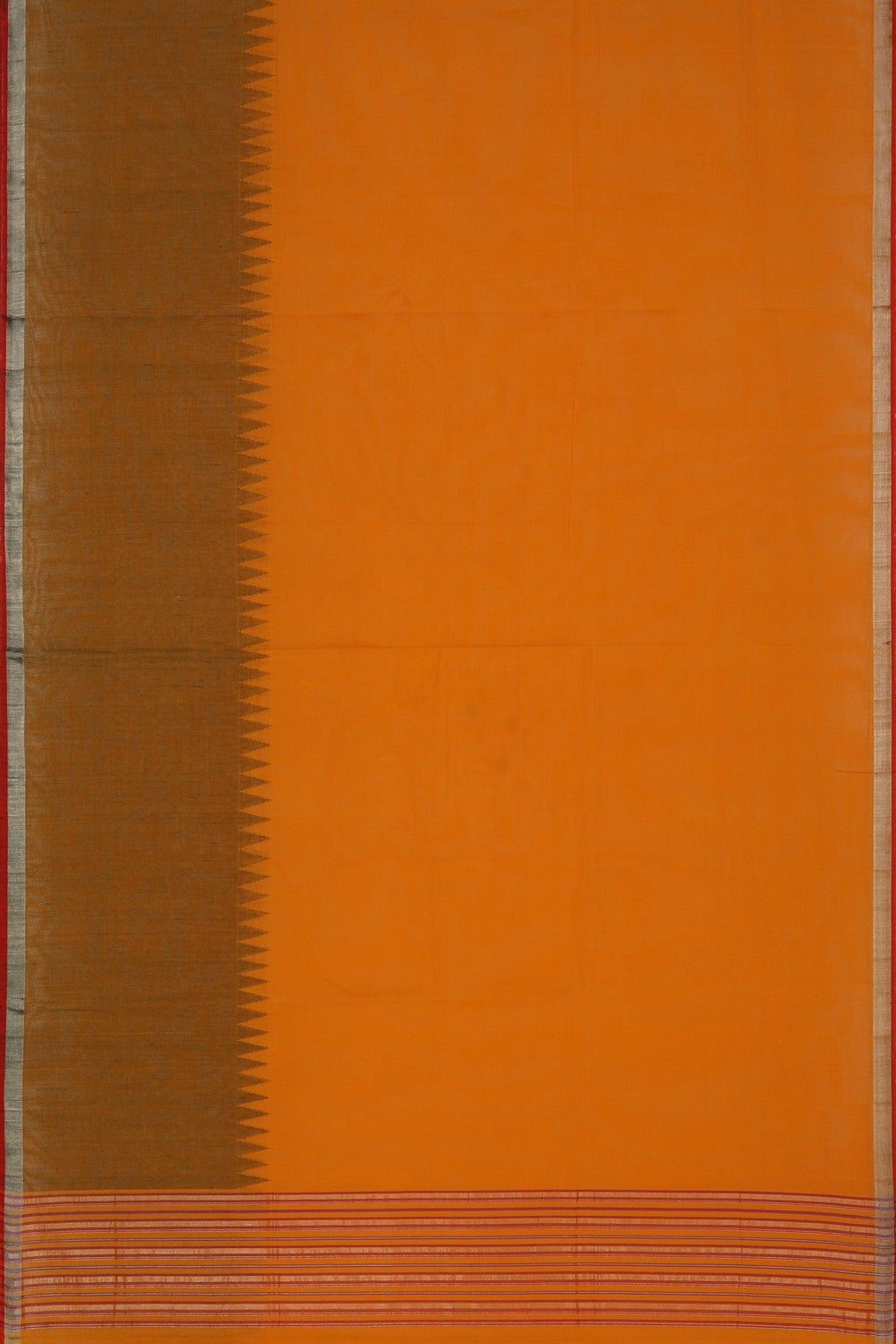 Image of Ponduru Cotton Mustard Saree