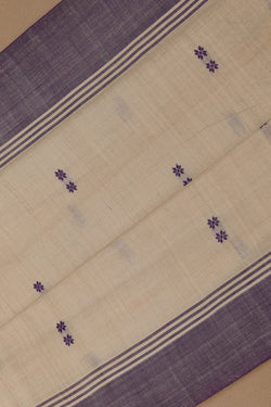 Image of Ponduru Cotton Beige Saree
