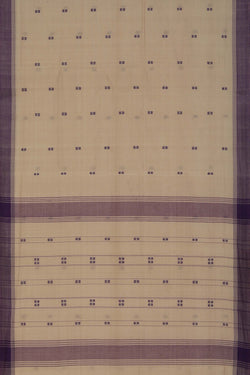 Image of Ponduru Cotton Beige Saree