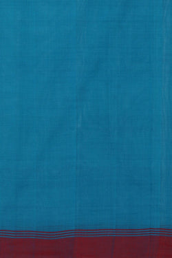Image of Ponduru Cotton Blue Saree
