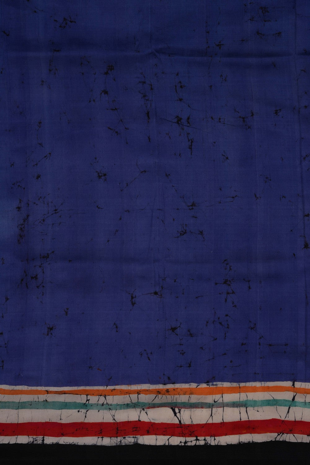 Image of Batik Painted Silk Saree