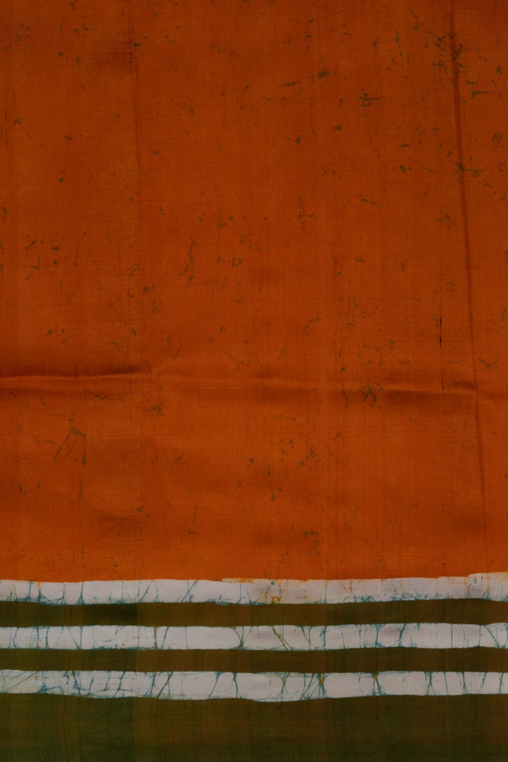 Image of Batik Painted Silk Saree