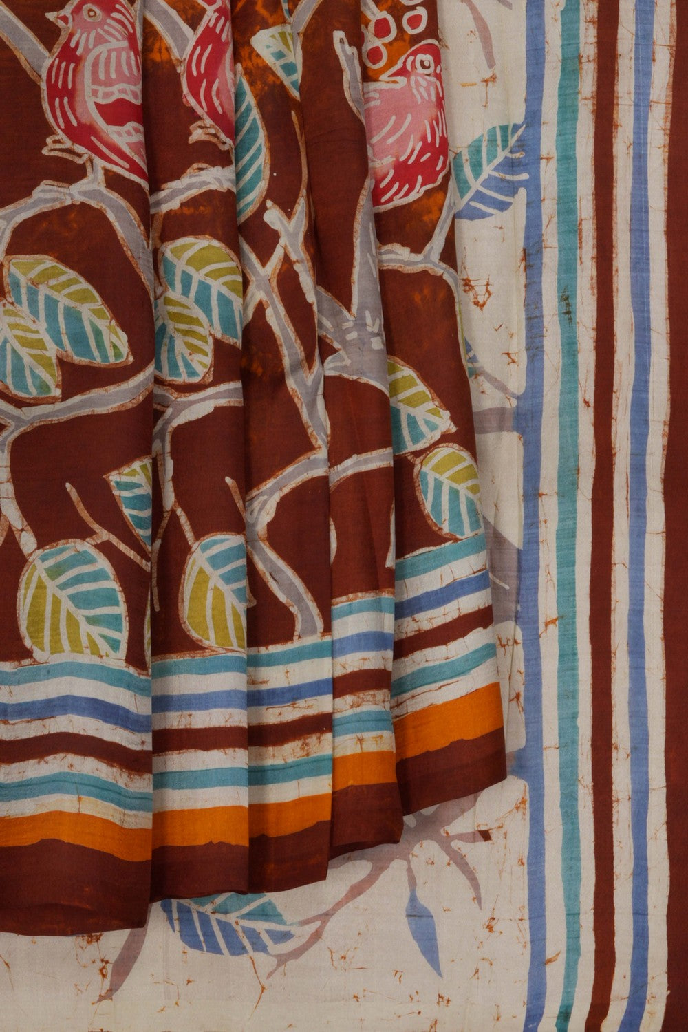 Image of Batik Silk Saree