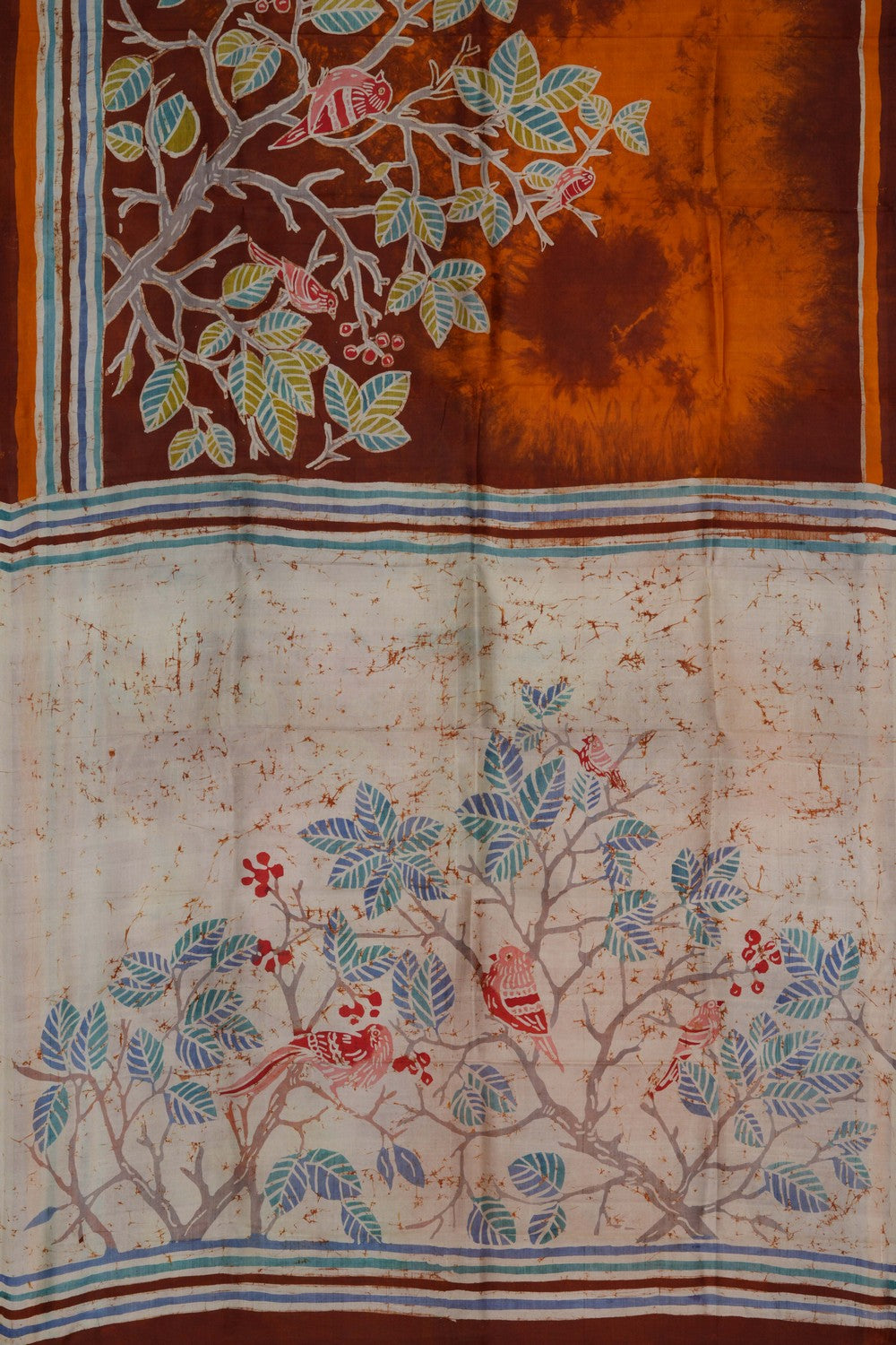Image of Batik Silk Saree