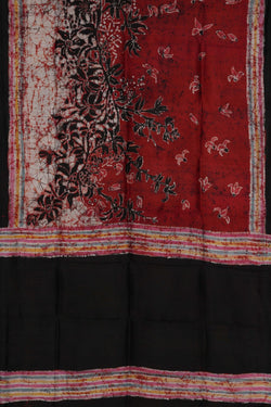 Image of Batik Silk Saree