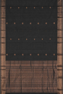 Image of Kanchi Cotton Grey Saree