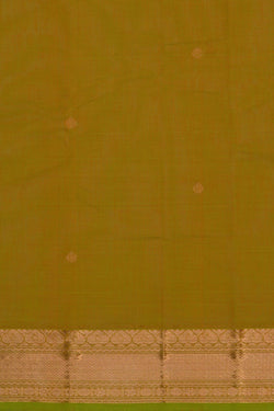 Image of Kanchi Cotton Green Saree