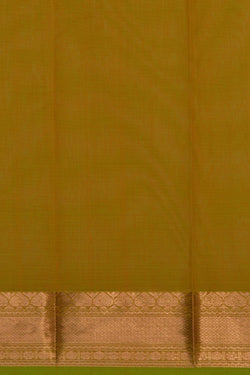 Image of Kanchi Cotton Green Saree