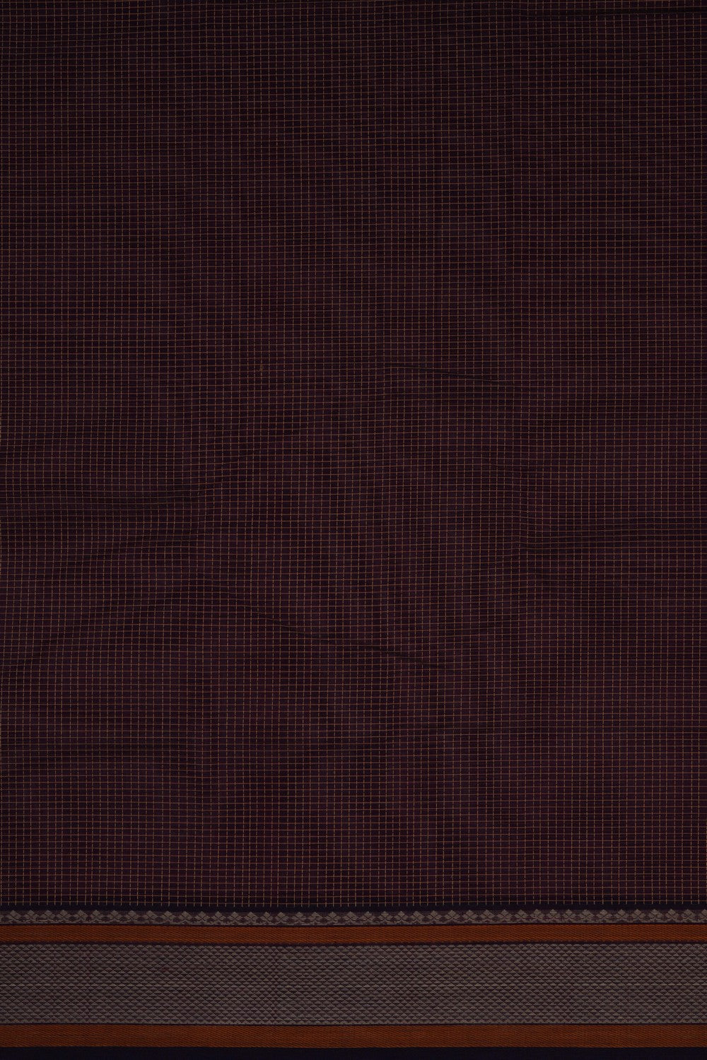 Kanchi Cotton Kattam Purple Saree