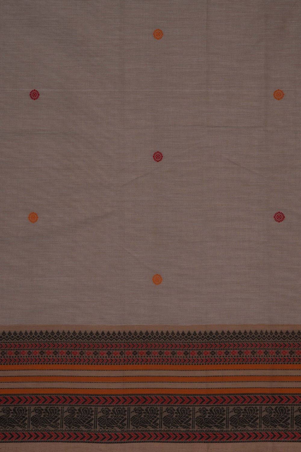 Kanchi Cotton Grey Saree