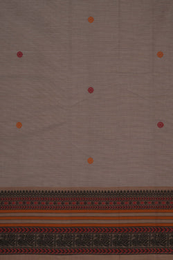 Image of Kanchi Cotton Grey Saree