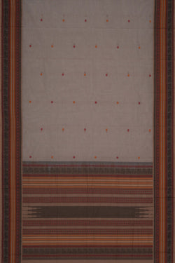 Image of Kanchi Cotton Grey Saree