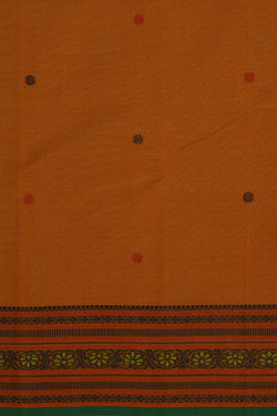 Image of Kanchi Cotton Mustard Saree