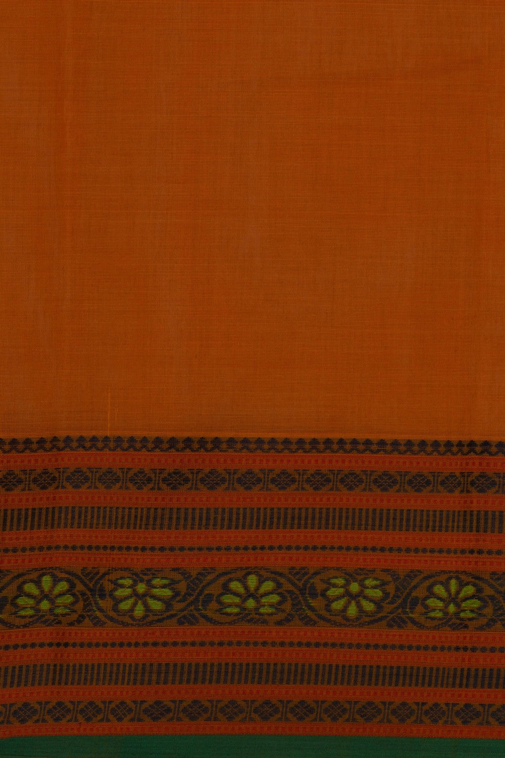 Kanchi Cotton Mustard Saree