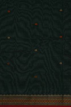 Image of Kanchi Cotton Green Saree