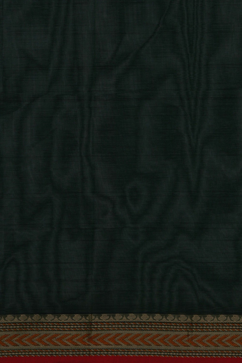 Kanchi Cotton Green Saree