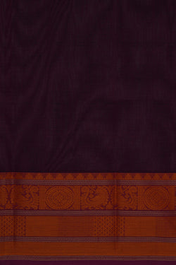 Image of Kanchi Cotton Violet Saree