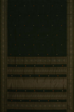 Image of Kanchi Cotton Green Saree