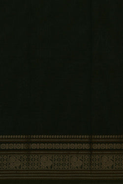 Image of Kanchi Cotton Green Saree
