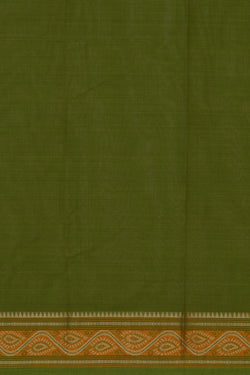 Image of Kanchi Cotton Green Saree