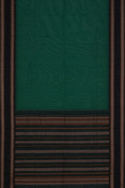 Image of Kanchi Cotton Green Saree
