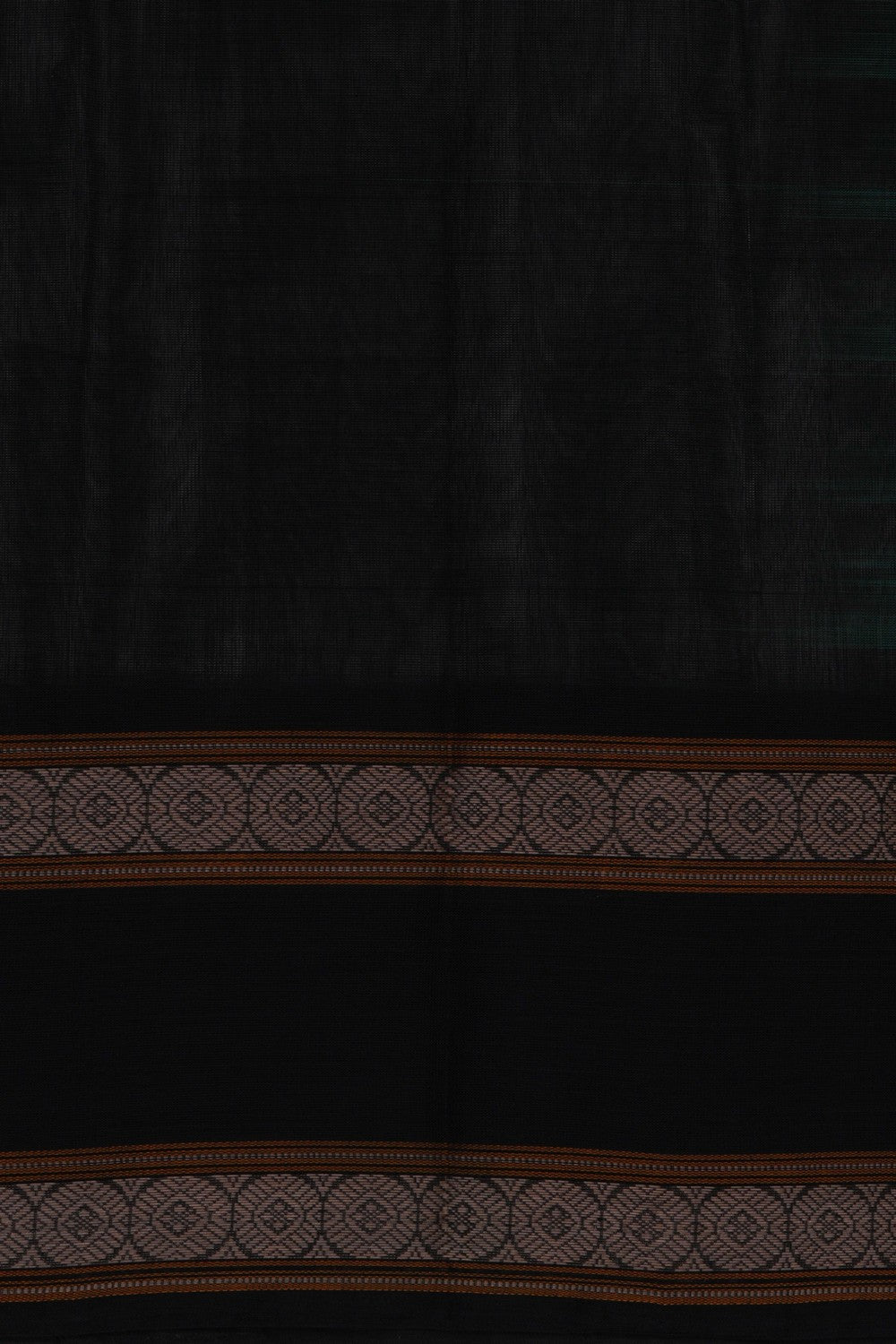Kanchi Cotton Green Saree