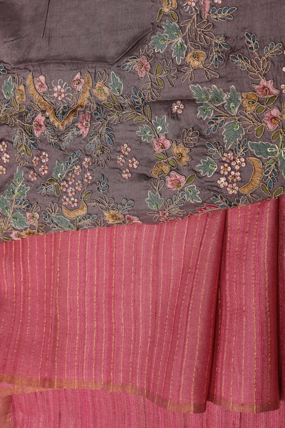 Image of Contemporary Charm Tussar Silk Saree