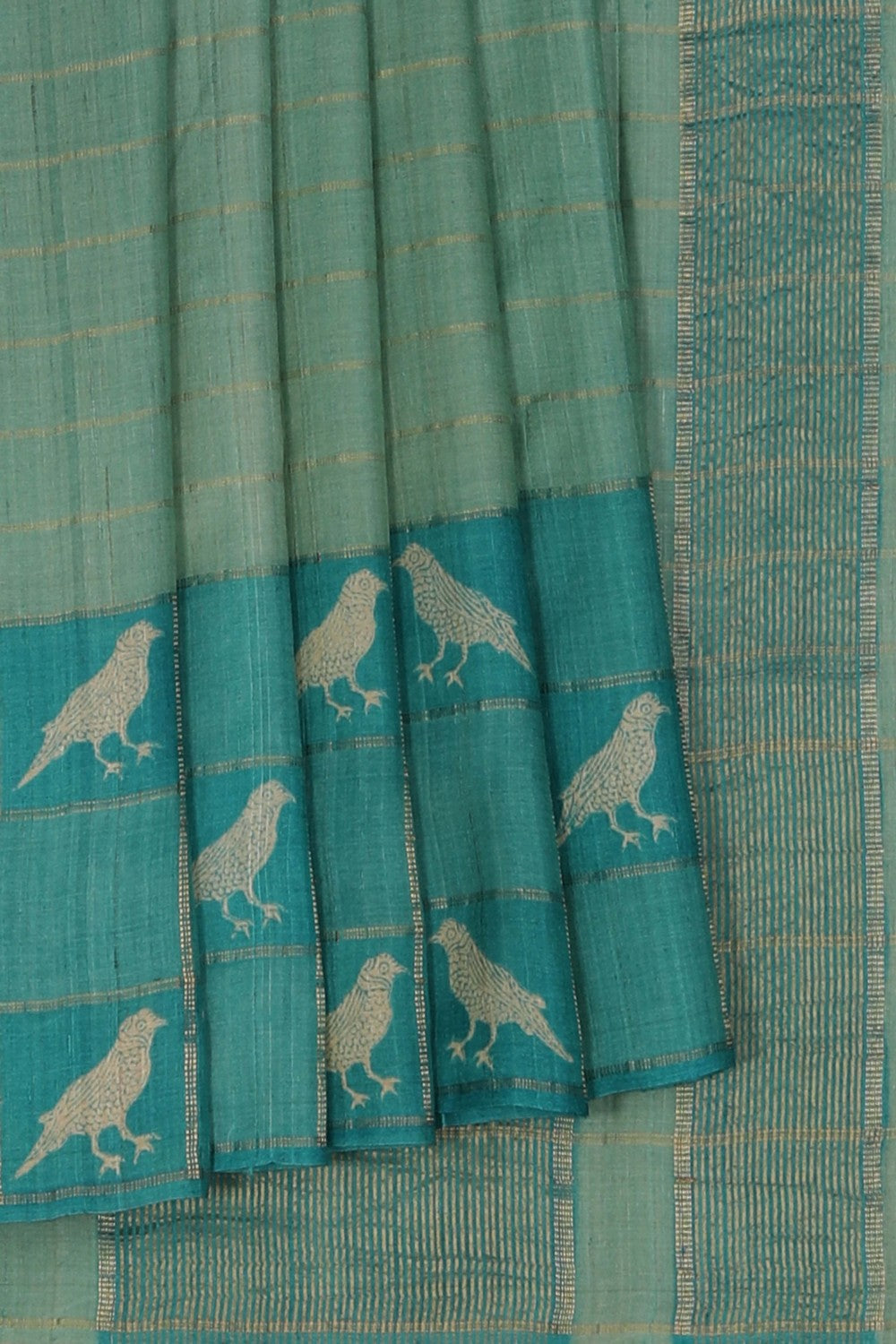 Contemporary Charm Tussar Silk Saree