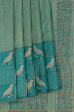 Image of Contemporary Charm Tussar Silk Saree