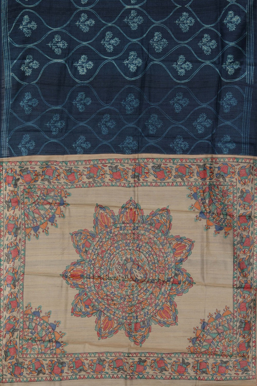 Contemporary Charm Tussar Silk Saree