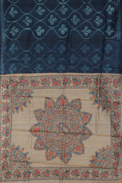 Image of Contemporary Charm Tussar Silk Saree