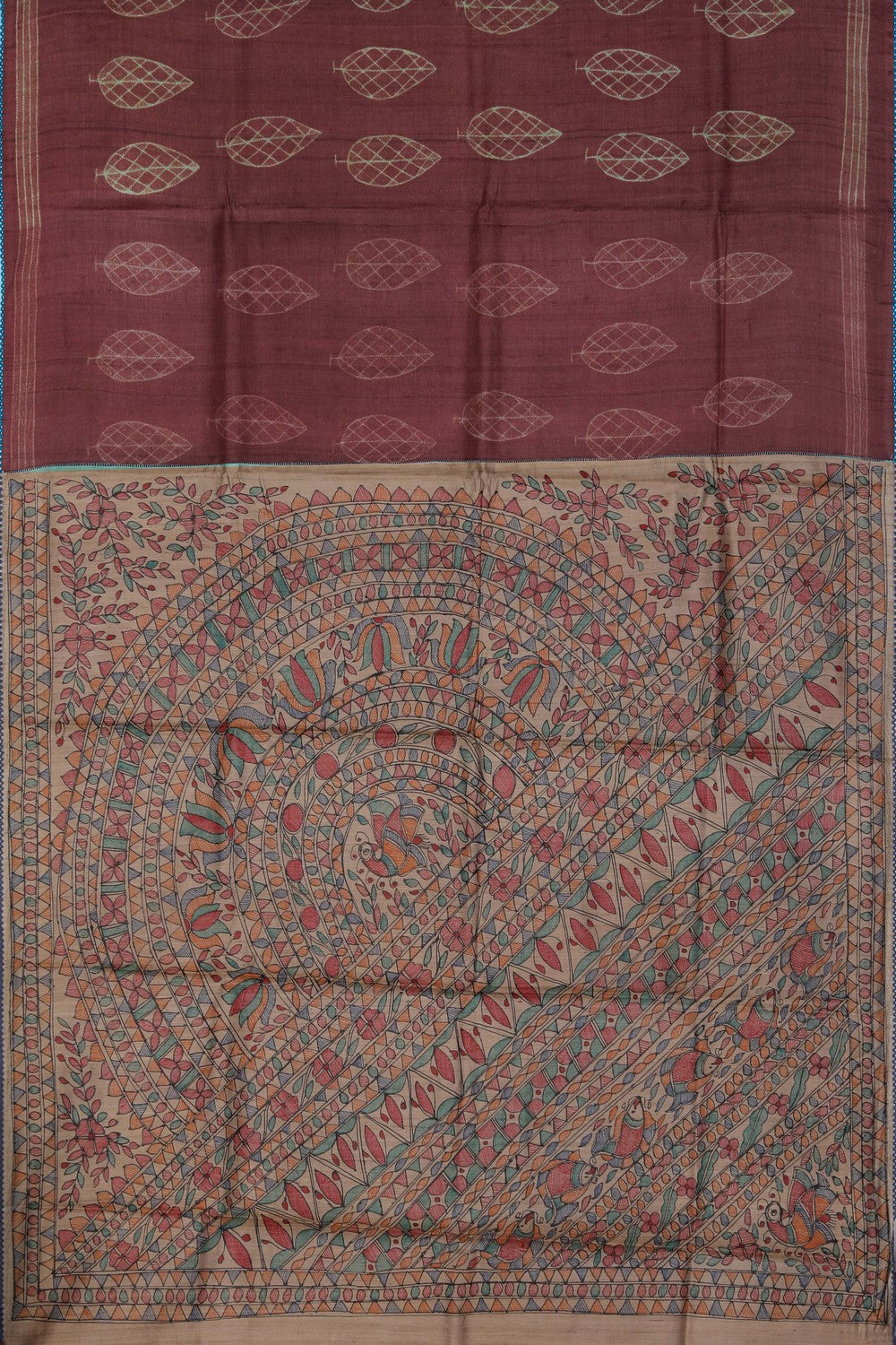 Contemporary Charm Tussar Silk Saree