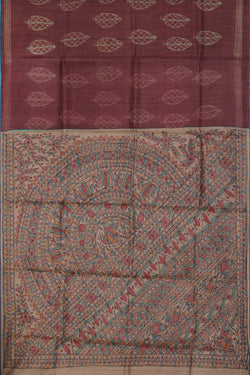 Image of Contemporary Charm Tussar Silk Saree