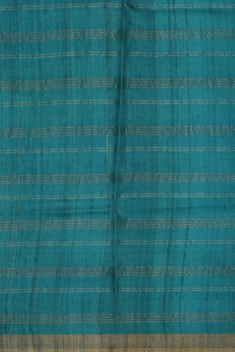 Image of Kantha Stitch Tussar Silk Saree