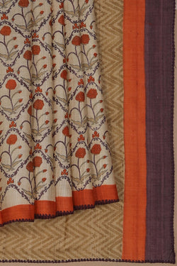 Image of Contemporary Charm Tussar Silk Saree