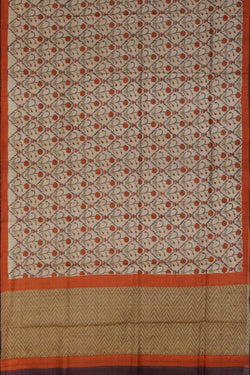Image of Contemporary Charm Tussar Silk Saree
