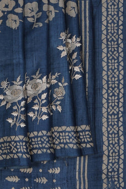 Image of Contemporary Charm Tussar Silk Saree