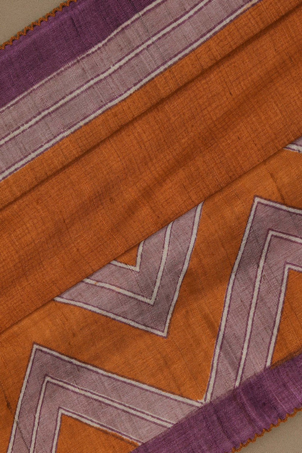 Image of Printed Tussar Silk Saree